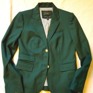 Schoolboy blazer in wool flannel